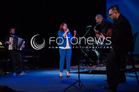  17.03.2014 WARSZAWA <br />KONCERT SOLIDARNI Z UKRAINA W TEATRZE ZYDOWSKIM<br />N/Z URSZULA DUDZIAK<br /> 