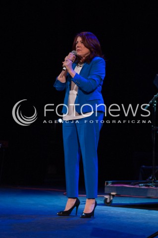  17.03.2014 WARSZAWA <br />KONCERT SOLIDARNI Z UKRAINA W TEATRZE ZYDOWSKIM<br />N/Z URSZULA DUDZIAK<br /> 