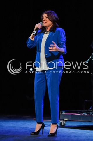 17.03.2014 WARSZAWA <br />KONCERT SOLIDARNI Z UKRAINA W TEATRZE ZYDOWSKIM<br />N/Z URSZULA DUDZIAK<br /> 