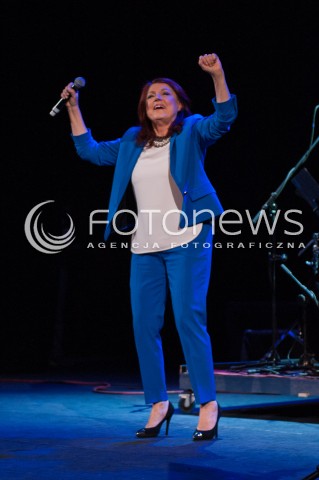  17.03.2014 WARSZAWA <br />KONCERT SOLIDARNI Z UKRAINA W TEATRZE ZYDOWSKIM<br />N/Z URSZULA DUDZIAK<br /> 