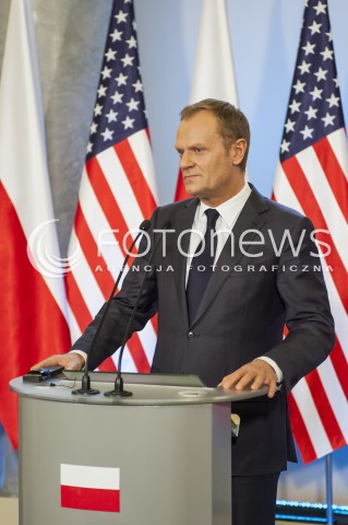  18.03.2014 WARSZAWA SPOTKANIE WICEPREZYDENTA USA JOE BIDENA Z PREMIEREM RP DONALDEM TUSKIEM W WARSZAWIE N/Z PREMIER RP DONALD TUSK  