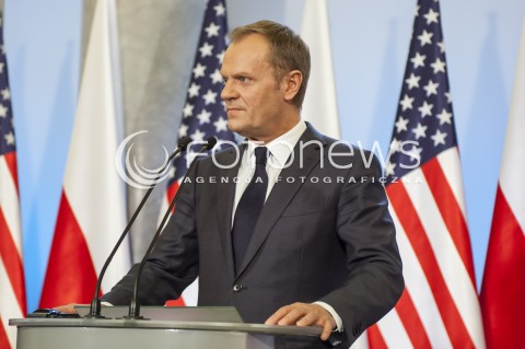  18.03.2014 WARSZAWA SPOTKANIE WICEPREZYDENTA USA JOE BIDENA Z PREMIEREM RP DONALDEM TUSKIEM W WARSZAWIE N/Z PREMIER RP DONALD TUSK  