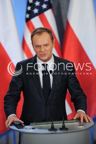  18.03.2014 WARSZAWA<br />WIZYTA WICEPREZYDENTA USA JOE BIDENA W POLSCE<br />N/Z DONALD TUSK<br /> 