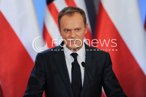 18.03.2014 WARSZAWA<br />WIZYTA WICEPREZYDENTA USA JOE BIDENA W POLSCE<br />N/Z DONALD TUSK<br /> 