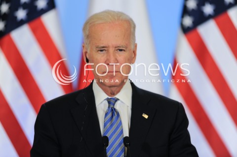  18.03.2014 WARSZAWA<br />WIZYTA WICEPREZYDENTA USA JOE BIDENA W POLSCE<br />N/Z JOE BIDEN <br /> 