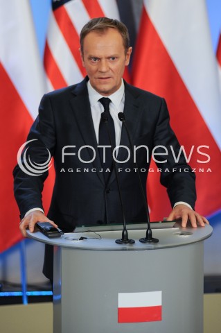  18.03.2014 WARSZAWA<br />WIZYTA WICEPREZYDENTA USA JOE BIDENA W POLSCE<br />N/Z DONALD TUSK<br /> 