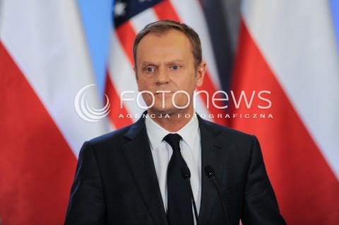  18.03.2014 WARSZAWA<br />WIZYTA WICEPREZYDENTA USA JOE BIDENA W POLSCE<br />N/Z DONALD TUSK<br /> 