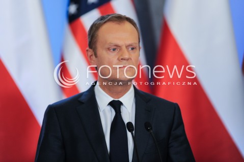  18.03.2014 WARSZAWA<br />WIZYTA WICEPREZYDENTA USA JOE BIDENA W POLSCE<br />N/Z DONALD TUSK<br /> 