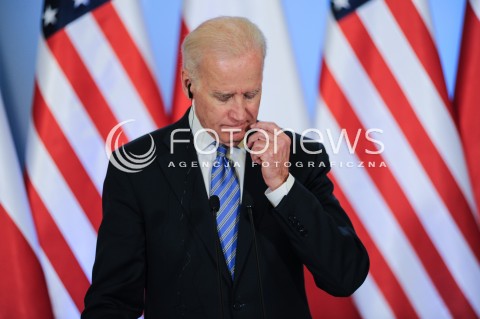  18.03.2014 WARSZAWA<br />WIZYTA WICEPREZYDENTA USA JOE BIDENA W POLSCE<br />N/Z JOE BIDEN<br /> 
