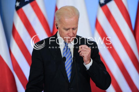  18.03.2014 WARSZAWA<br />WIZYTA WICEPREZYDENTA USA JOE BIDENA W POLSCE<br />N/Z JOE BIDEN<br /> 