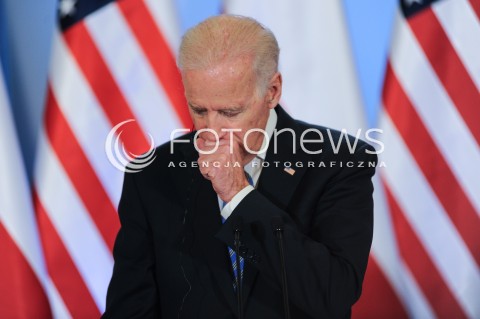  18.03.2014 WARSZAWA<br />WIZYTA WICEPREZYDENTA USA JOE BIDENA W POLSCE<br />N/Z JOE BIDEN<br /> 