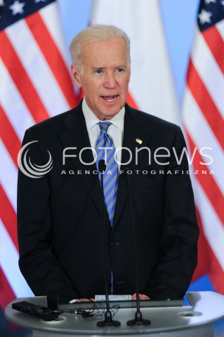  18.03.2014 WARSZAWA<br />WIZYTA WICEPREZYDENTA USA JOE BIDENA W POLSCE<br />N/Z JOE BIDEN<br /> 