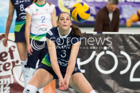  19.03.2014 LODZ SIATKOWKA ORLEN LIGA SEZON 2013/2014 PLAY OFF VOLLEYBALL POLISH SEASON BEEF MASTER BUDOWLANI LODZ - ATOM TREFL SOPOT N/Z CHARLOTTE LEYS SYLWETKA  