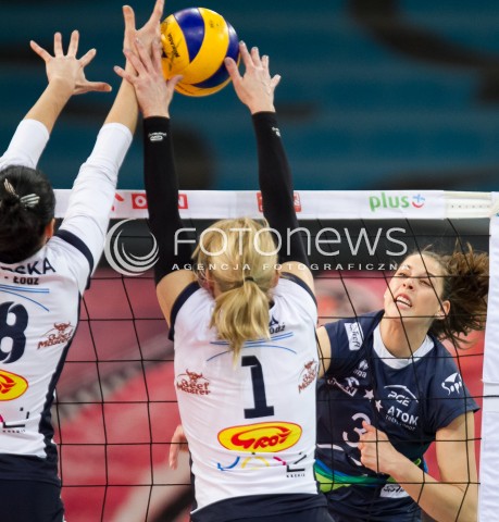  19.03.2014 LODZ SIATKOWKA ORLEN LIGA SEZON 2013/2014 PLAY OFF VOLLEYBALL POLISH SEASON BEEF MASTER BUDOWLANI LODZ - ATOM TREFL SOPOT N/Z CHARLOTTE LEYS  