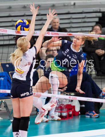  19.03.2014 LODZ SIATKOWKA ORLEN LIGA SEZON 2013/2014 PLAY OFF VOLLEYBALL POLISH SEASON BEEF MASTER BUDOWLANI LODZ - ATOM TREFL SOPOT N/Z ZUZANNA EFIMIENKO  