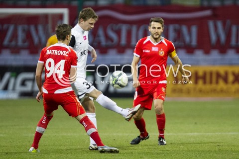  21.03.2014 LODZ PILKA NOZNA POLSKA T-MOBILE EKSTRAKLASA SEZON SEASON 2013/2014 FOOTBALL POLISH  WIDZEW LODZ - ZAGLEBIE LUBINN N/Z JOHAN BERTILSSON  
