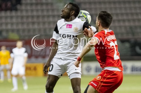  21.03.2014 LODZ PILKA NOZNA POLSKA T-MOBILE EKSTRAKLASA SEZON SEASON 2013/2014 FOOTBALL POLISH  WIDZEW LODZ - ZAGLEBIE LUBINN N/Z YANI UDINOV DAVID ABWO  