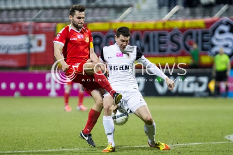  21.03.2014 LODZ PILKA NOZNA POLSKA T-MOBILE EKSTRAKLASA SEZON SEASON 2013/2014 FOOTBALL POLISH  WIDZEW LODZ - ZAGLEBIE LUBINN N/Z BILEK JIRI MATEUSZ CETNARSKI  