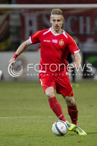  21.03.2014 LODZ PILKA NOZNA POLSKA T-MOBILE EKSTRAKLASA SEZON SEASON 2013/2014 FOOTBALL POLISH  WIDZEW LODZ - ZAGLEBIE LUBINN N/Z RAFAL AUGUSTYNIAK SYLWETKA  