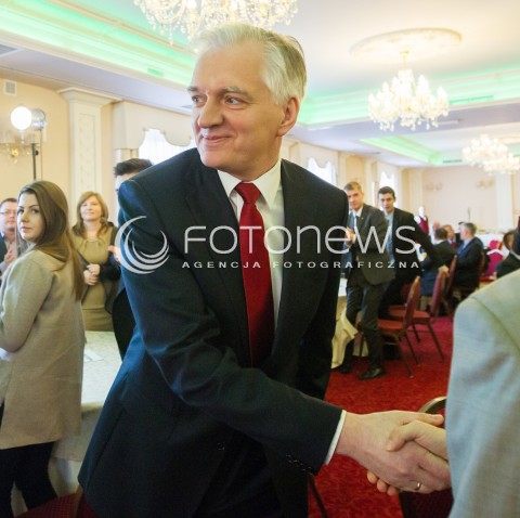  22.03.2014 RZESZOW<br />PREZENTACJA KANDYDATOW POLSKI RAZEM JAROSLAWA GOWINA DO PARLAMENTU EUROPEJSKIEGO NA PODKARPACIU<br />N/Z JAROSLAW GOWIN<br /> 