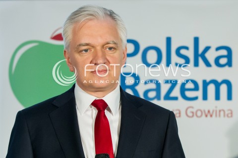  22.03.2014 RZESZOW<br />PREZENTACJA KANDYDATOW POLSKI RAZEM JAROSLAWA GOWINA DO PARLAMENTU EUROPEJSKIEGO NA PODKARPACIU<br />N/Z JAROSLAW GOWIN<br /> 