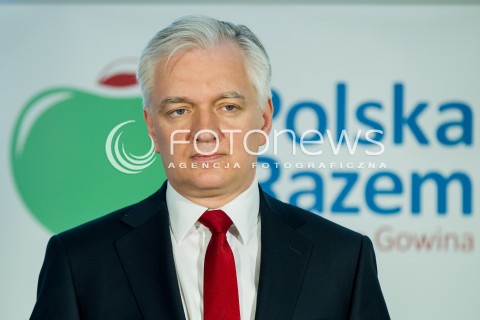  22.03.2014 RZESZOW<br />PREZENTACJA KANDYDATOW POLSKI RAZEM JAROSLAWA GOWINA DO PARLAMENTU EUROPEJSKIEGO NA PODKARPACIU<br />N/Z JAROSLAW GOWIN<br /> 
