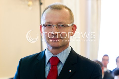  22.03.2014 RZESZOW<br />PREZENTACJA KANDYDATOW POLSKI RAZEM JAROSLAWA GOWINA DO PARLAMENTU EUROPEJSKIEGO NA PODKARPACIU<br />N/Z TOMASZ KLOC (NR 3 NA LISCIE)<br /> 