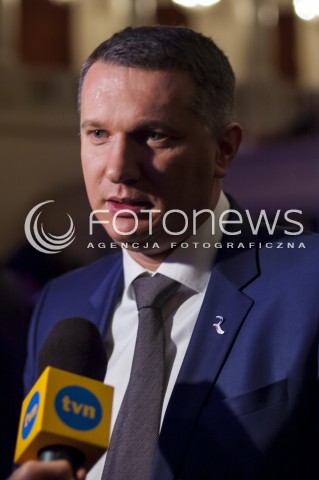  23.03.2014 WARSZAWA WIELKI KONGRES NOWEJ PRAWICY W WARSZAWIE N/Z POSEL PRZEMYSLAW WIPLER  