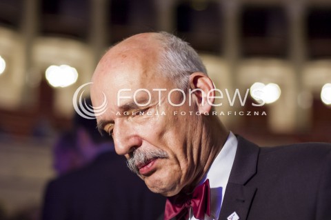  23.03.2014 WARSZAWA WIELKI KONGRES NOWEJ PRAWICY W WARSZAWIE N/Z PREZES KNP JANUSZ KORWIN MIKKE  