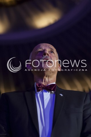  23.03.2014 WARSZAWA WIELKI KONGRES NOWEJ PRAWICY W WARSZAWIE N/Z PREZES KNP JANUSZ KORWIN MIKKE  