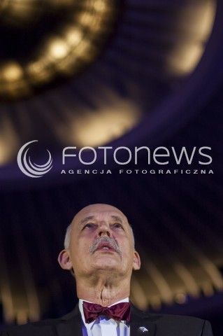  23.03.2014 WARSZAWA WIELKI KONGRES NOWEJ PRAWICY W WARSZAWIE N/Z PREZES KNP JANUSZ KORWIN MIKKE  