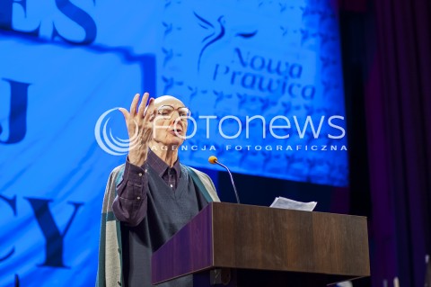  23.03.2014 WARSZAWA WIELKI KONGRES NOWEJ PRAWICY W WARSZAWIE N/Z PROFESOR BOGUSLAW WOLNIEWICZ  