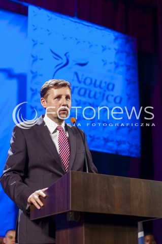  23.03.2014 WARSZAWA WIELKI KONGRES NOWEJ PRAWICY W WARSZAWIE N/Z MAREK MIGALSKI  