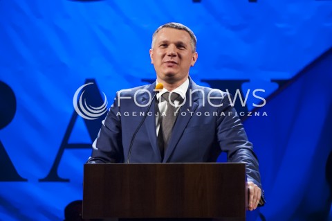  23.03.2014 WARSZAWA WIELKI KONGRES NOWEJ PRAWICY W WARSZAWIE N/Z POSEL PRZEMYSLAW WIPLER  