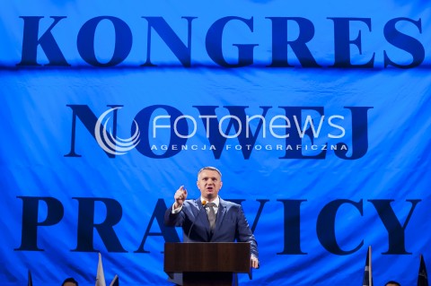  23.03.2014 WARSZAWA WIELKI KONGRES NOWEJ PRAWICY W WARSZAWIE N/Z POSEL PRZEMYSLAW WIPLER  