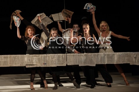 Próba spektaklu: "Niech no tylko zakwitną jabłonie" w Warszawie