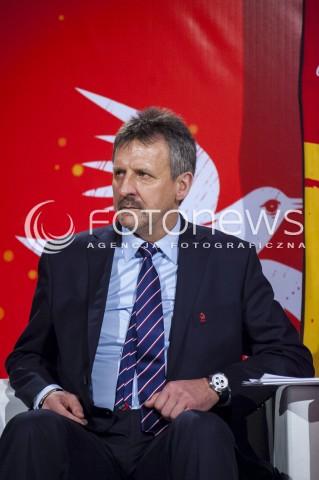  26.03.2014 WARSZAWA KONFERENCJA PRASOWA Z OKAZJI PRZYBYCIA PUCHARU MISTRZOSTW SWIATA W PILCE NOZNEJ DO WARSZAWY N/Z STEFAN MAJEWSKI  