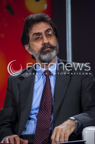  26.03.2014 WARSZAWA KONFERENCJA PRASOWA Z OKAZJI PRZYBYCIA PUCHARU MISTRZOSTW SWIATA W PILCE NOZNEJ DO WARSZAWY N/Z AMBASADOR BRAZYLII W POLSCE JORGE GERALDO KADRI  