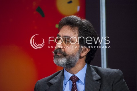  26.03.2014 WARSZAWA KONFERENCJA PRASOWA Z OKAZJI PRZYBYCIA PUCHARU MISTRZOSTW SWIATA W PILCE NOZNEJ DO WARSZAWY N/Z AMBASADOR BRAZYLII W POLSCE JORGE GERALDO KADRI  