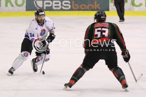  28.03.2014 SANOK HOKEJ NA LODZIE<br />PLH SEZON 2013 / 2014 - MECZ O 1. MIEJSCE FINAL<br />MECZ CIARKO PBS BANK SANOK - GKS TYCHY<br />N/Z MICHAEL DANTON PAVEL MOJZIS <br /> 