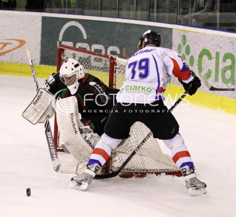  28.03.2014 SANOK HOKEJ NA LODZIE<br />PLH SEZON 2013 / 2014 - MECZ O 1. MIEJSCE FINAL<br />MECZ CIARKO PBS BANK SANOK - GKS TYCHY<br />N/Z STEFAN ZIGARDY MIKE BAYRACK<br /> 