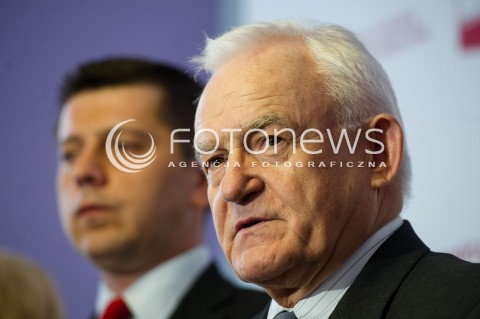  28.03.2014 RZESZOW<br />KONFERENCJA PRASOWA PRZEWODNICZACEGO SLD LESZKA MILLERA W RZESZOWIE<br />N/Z LESZEK MILLER<br /> 