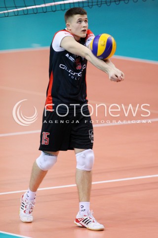  29.03.2014 RZESZOW <br />SIATKOWKA 2013/2014 MEN VOLLEYBALL POLAND  SEASON 2013/2014 <br />SPARING MECZ ASSECO RESOVIA I - ASSECO RESOVIA II<br />N/Z MATEUSZ MASLOWSKI SYLWETKA <br /> 