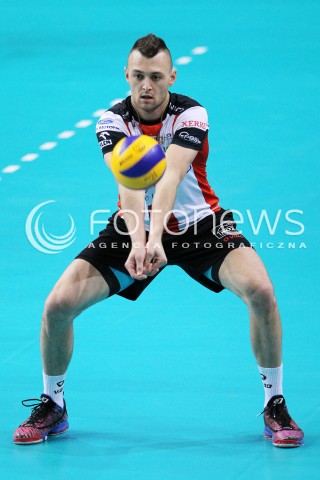  29.03.2014 RZESZOW <br />SIATKOWKA 2013/2014 MEN VOLLEYBALL POLAND  SEASON 2013/2014 <br />SPARING MECZ ASSECO RESOVIA I - ASSECO RESOVIA II<br />N/Z PAUL LOTMAN SYLWETKA <br /> 