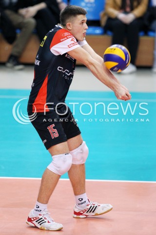  29.03.2014 RZESZOW <br />SIATKOWKA 2013/2014 MEN VOLLEYBALL POLAND  SEASON 2013/2014 <br />SPARING MECZ ASSECO RESOVIA I - ASSECO RESOVIA II<br />N/Z MATEUSZ MASLOWSKI SYLWETKA <br /> 