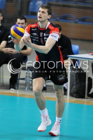  29.03.2014 RZESZOW <br />SIATKOWKA 2013/2014 MEN VOLLEYBALL POLAND  SEASON 2013/2014 <br />SPARING MECZ ASSECO RESOVIA I - ASSECO RESOVIA II<br />N/Z PIOTR NOWAKOWSKI SYLWETKA <br /> 