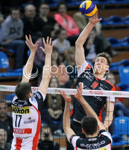  29.03.2014 RZESZOW <br />SIATKOWKA 2013/2014 MEN VOLLEYBALL POLAND  SEASON 2013/2014 <br />SPARING MECZ ASSECO RESOVIA I - ASSECO RESOVIA II<br />N/Z JOCHEN SCHOPS NIKOLAY PENCHEV PENCZEV <br /> 