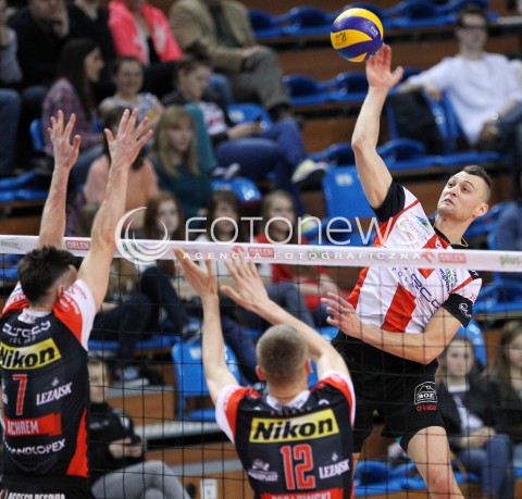  29.03.2014 RZESZOW <br />SIATKOWKA 2013/2014 MEN VOLLEYBALL POLAND  SEASON 2013/2014 <br />SPARING MECZ ASSECO RESOVIA I - ASSECO RESOVIA II<br />N/Z PAUL LOTMAN <br /> 