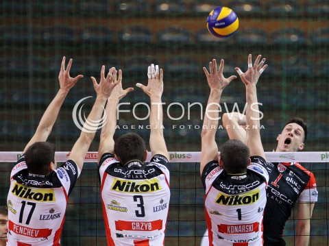  29.03.2014 RZESZOW <br />SIATKOWKA 2013/2014 MEN VOLLEYBALL POLAND  SEASON 2013/2014 <br />SPARING MECZ ASSECO RESOVIA I - ASSECO RESOVIA II<br />N/Z ALEH ACHREM OLIEG AKHREM <br /> 
