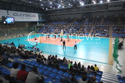  29.03.2014 RZESZOW <br />SIATKOWKA 2013/2014 MEN VOLLEYBALL POLAND  SEASON 2013/2014 <br />SPARING MECZ ASSECO RESOVIA I - ASSECO RESOVIA II<br />N/Z BOISKO KIBICE HALA WIDOK VIEW<br /> 